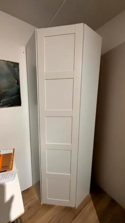 IKEA Pax hoekkast met paneeldeur, Huis en Inrichting, Kasten | Kledingkasten, Gebruikt, 200 cm of meer, 50 tot 100 cm, 50 tot 75 cm