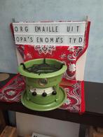 👌Hollandsche complete emaille beccon oliestel 👍6 foto's, Ophalen of Verzenden