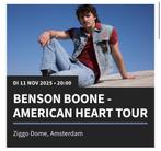 1x Benson boone ticket 11 November, Tickets en Kaartjes, Concerten | Overige, Eén persoon, November