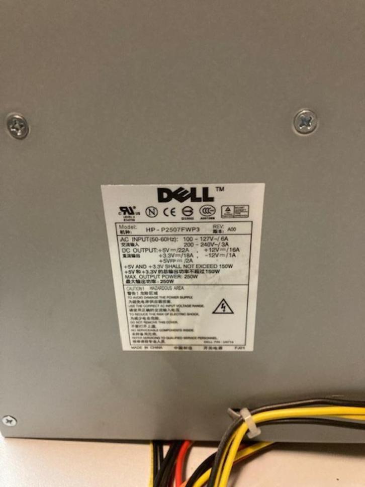 Power supply HP-P2507FWP3 (Dell GX280), Computers en Software, Interne voedingen, Gebruikt, Ophalen of Verzenden