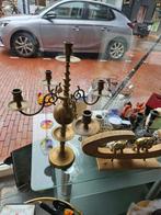 Koperen Kandelaar 5-arms, Ophalen of Verzenden, Koper of Brons