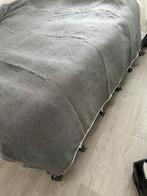 Wol Sprei & Kussen - Grijs - Zo Goed Als Nieuw, 150 tot 200 cm, 200 cm of meer, Ophalen of Verzenden, Zo goed als nieuw