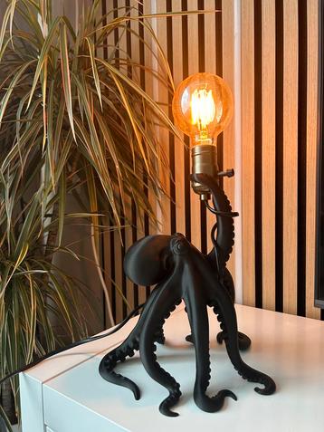 Octopus Tafellamp, luxe design lamp incl lichtbron beschikbaar voor biedingen