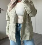 Zara nieuw salie groene gebreide vest met knopen, Kleding | Dames, Maat 38/40 (M), Zara, Nieuw, Ophalen of Verzenden