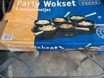 Wok set, met 6 wok pannetjes, als nieuw Party merk Donna, Ophalen, Zo goed als nieuw, 4 t/m 7 personen