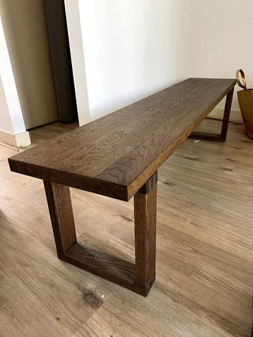 Eetbank z.g.a.n. massief hout design beschikbaar voor biedingen