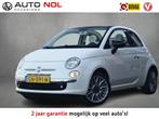 Fiat 500C 0.9 TwinAir Turbo Cult | Leer | Virtual | Cabrio |, Gebruikt, Cabriolet, Wit, Bedrijf