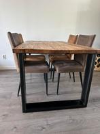 Robuuste eettafel 160 x90, Huis en Inrichting, Tafels | Eettafels, Ophalen, Zo goed als nieuw, 150 tot 200 cm