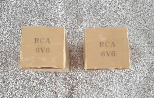 NOS nib pair RCA JAN CHC- 6V6 ( de 1ste 6v6 uitvoering ), Audio, Tv en Foto, Buizenversterkers, Buis of Buizen, Ophalen of Verzenden