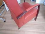 Montel fauteuil leer, Huis en Inrichting, Fauteuils, Ophalen, Gebruikt, 50 tot 75 cm, Leer