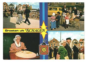 38720	Schagen	NH 1976 klederdracht	 Gelopen met postzegel    beschikbaar voor biedingen