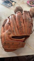 Oude honkbal handschoenen met handtekening, Sport en Fitness, Honkbal en Softbal, Ophalen of Verzenden, Gebruikt, Handschoen