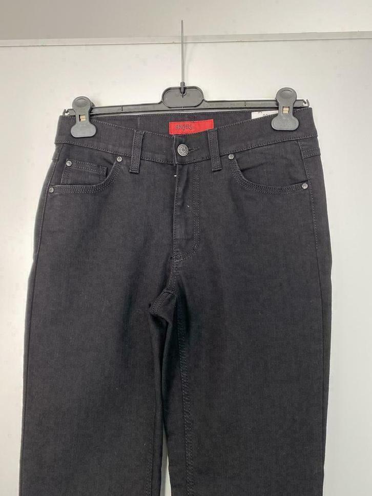 F1154 Nieuw: Angels Cici mt 36/38=S/M jeans broek L30 zwart, Kleding | Dames, Spijkerbroeken en Jeans, Nieuw, W28 - W29 (confectie 36)