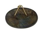 Labradoriet edelsteen 14k gouden vintage ketting hanger, Sieraden, Tassen en Uiterlijk, Antieke sieraden, Ophalen of Verzenden
