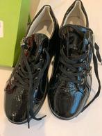 Zwarte Veterschoenen met Rits - Wijdte M / Waldlaufer, Kleding | Dames, Schoenen, Ophalen, Zo goed als nieuw, Zwart, Overige typen