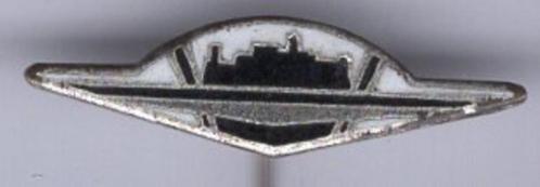Barkas email op zilverkleurig auto speldje ( A_079 ), Verzamelen, Speldjes, Pins en Buttons, Nieuw, Speldje of Pin, Transport