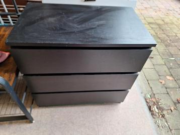 IKEA Ladekast Malm, zwart - afbeelding 4