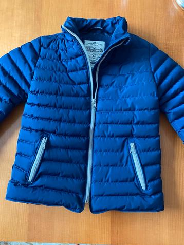 Donker blauw winter jas voor meisjes maat 134 beschikbaar voor biedingen