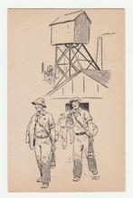 Mijnwerkers.  Illustrateurs.  Arbeid en beroep.  Mijnen., Verzamelen, Overige thema's, Ongelopen, 1920 tot 1940, Verzenden