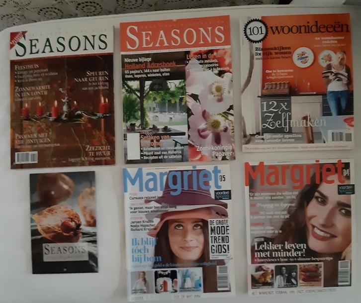 Seizoens magazine's/tijdschriften, Boeken, Tijdschriften en Kranten, Zo goed als nieuw, Ophalen of Verzenden