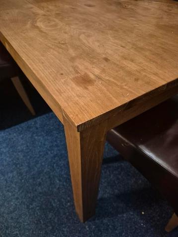 Eettafel met 4 stoelen 160 x 89 x 80  beschikbaar voor biedingen