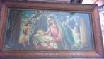Oud Schilderij Maria met kind, Huis en Inrichting, Woonaccessoires | Schilderijen, Tekeningen en Foto's, Ophalen, Gebruikt, 50 tot 75 cm
