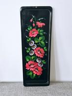 Russisch handgeschilderd metalen dienblad, Ophalen of Verzenden, Rechthoekig, Metaal