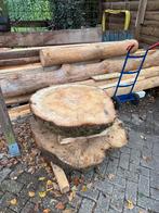 Dikke eiken boomstam schijven, Ophalen, 25 tot 50 mm, Eiken, Zo goed als nieuw
