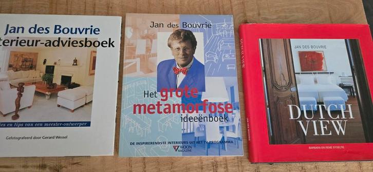 3 zgan interieur boeken van Jan des Bouvrie, Boeken, Wonen en Tuinieren, Zo goed als nieuw, Interieur en Design, Ophalen of Verzenden