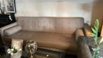 Bank beige 3 persoons, Ophalen, Driepersoons, 75 tot 100 cm, Zo goed als nieuw