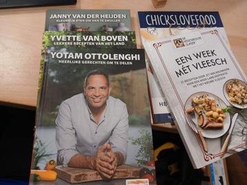 Verzameling kookboeken - ottolenghi, v. boven, v.d. heijden beschikbaar voor biedingen