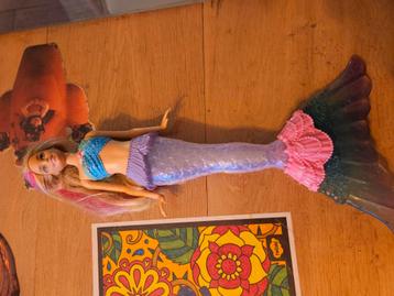 zeemeermin barbie met kleuren beschikbaar voor biedingen