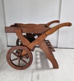 Antieke houten serveerwagen, Ophalen