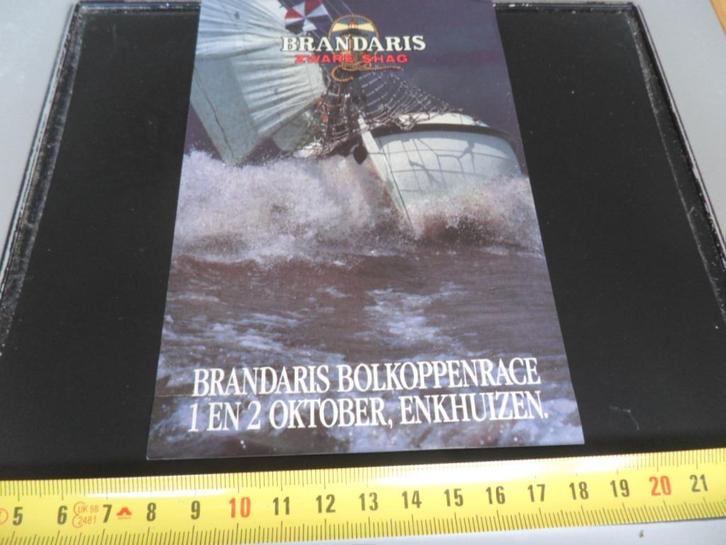 sticker BRANDARIS  Zware Shag Enkhuizen Bolkoppenrace *, Verzamelen, Stickers, Zo goed als nieuw, Bedrijf of Vereniging, Ophalen