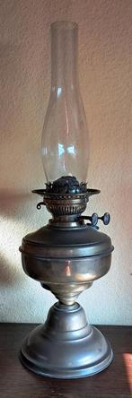 oude vooroorlogse koperen engelse olielamp, Antiek en Kunst, Ophalen
