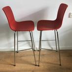 2 Vitra HAL kruk barkruk stool Jasper Morrison rood, Ophalen, Nvt, Nvt, Nvt