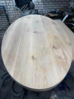 Massief eiken tafelblad 160x80 cm, Ophalen, Rechthoekig, 150 tot 200 cm, 50 tot 100 cm