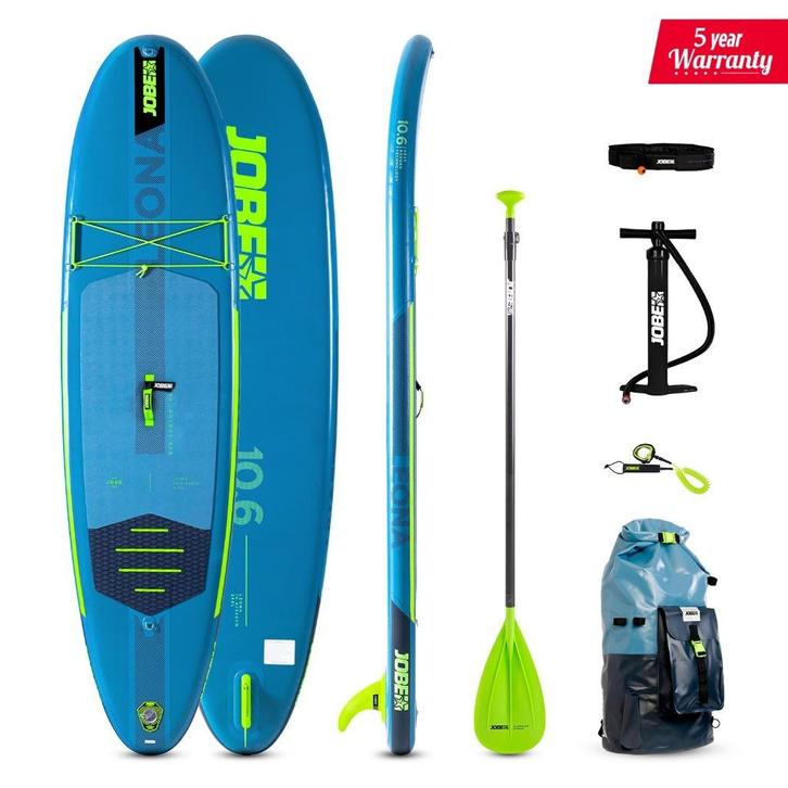 NIEUW Jobe Leona teal 10.6 Sup pakket 5 jr garantie verzende, Watersport en Boten, Accessoires en Onderhoud, Nieuw, Ophalen of Verzenden