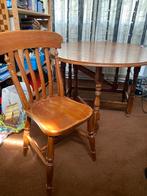 Eethoek met hangoortafel, Huis en Inrichting, Tafels | Eettafels, Ophalen, Gebruikt, Kersenhout, Vier personen
