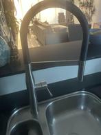 Grohe keukenmengkraan € 100, Ophalen, Zo goed als nieuw, Rvs, Kraan