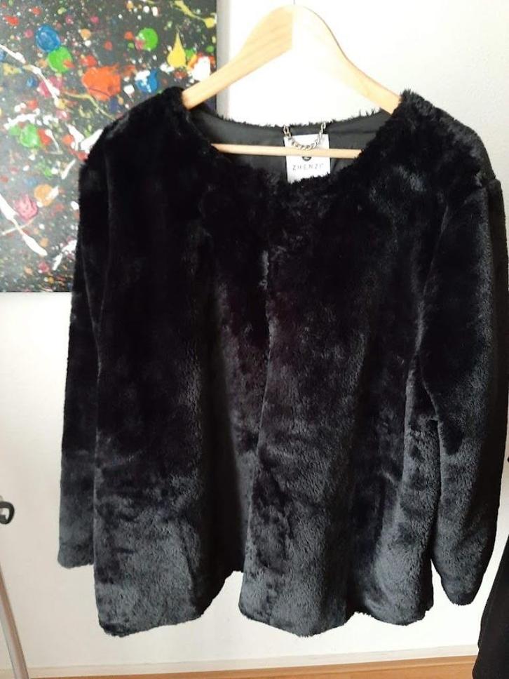Superleuk jasje Zhenzi, Kleding | Dames, Grote Maten, Zo goed als nieuw, Jasje of Colbert, Zwart, Ophalen of Verzenden