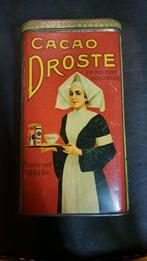Authentiek Droste Cacaoblik 1kg - Vintage, Ophalen of Verzenden, Overige figuren, Gebruikt, Overige typen