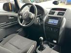 Suzuki SX4 1.6 Shogun Navi Airco Camera Trekhaak Nieuwe Apk, Auto's, Gebruikt, 4 cilinders, Zwart, Origineel Nederlands