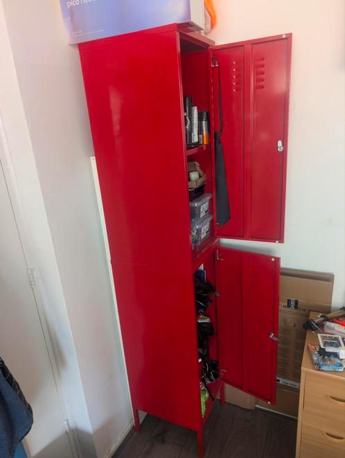 Dubbele locker kast met sleutels, Huis en Inrichting, Kasten | Lockerkasten, Zo goed als nieuw, Ophalen