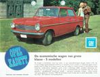 Folder Opel Kadett (ca.1965), Verzenden, Gelezen, Opel