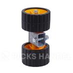 Rollenset 2 kunststof rollen 75x120 mm voor boottrailer, Watersport en Boten, Info@rickshandel.nl, Nieuw, Ricks Handelsonderneming