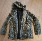BIJNA GRATIS! Tijger bontjas fake fur nep bont capuchon(JR2), Kleding | Dames, Ophalen of Verzenden, Gedragen, Maat 38/40 (M)