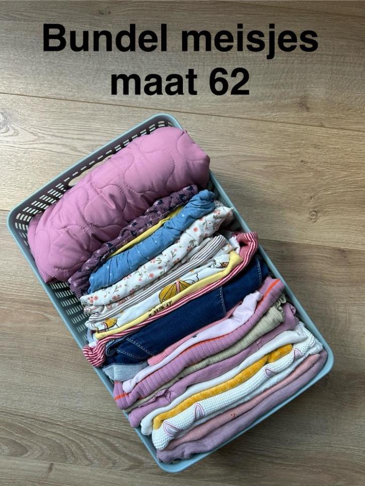 Kledingbundel/ kledingpakket meisjes - maat 62, Kinderen en Baby's, Babykleding | Baby-kledingpakketten, Zo goed als nieuw, Maat 62