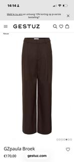 Gestuz bruine pantelon maat 38, Kleding | Dames, Broeken en Pantalons, Maat 38/40 (M), Bruin, Ophalen of Verzenden, Zo goed als nieuw