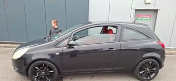 Opel Corsa 1.2 16V 3D WR 2008 Zwart beschikbaar voor biedingen